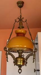 Vintage opaline kroonluchter uit 1970, Ophalen of Verzenden