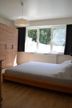 Bedframe met lattenbodem, Ophalen, Gebruikt, Bruin, Tweepersoons