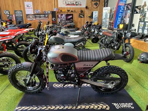 Bluroc hero 50cc  scrambler, Fietsen en Brommers, Brommers | Crossbrommers, Nieuw, Ophalen