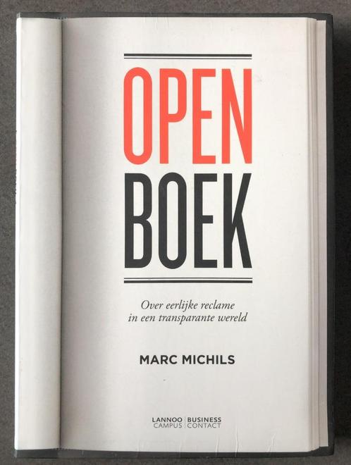 Open boek - Over eerlijke reclame in een transparante wereld, Boeken, Economie, Management en Marketing, Gelezen, Ophalen of Verzenden
