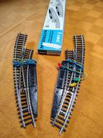 Paire interchangeable incurvée Marklin 2167 K-Rail, Analogique, Enlèvement ou Envoi, Courant alternatif, Rails