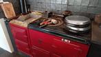 AGA rood 1m50 petrolium - gedemonteerd - onderdelen, Maison & Meubles, Rouge, Moins de 100 cm, 100 à 150 cm, Enlèvement