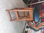 Roterende kruk vintage, Huis en Inrichting, Barkrukken, Ophalen, Zo goed als nieuw, Hout, Draaibaar