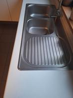 Merk Franke dubbele gootsteen keuken 112x50cm.zonder kraan, Enlèvement