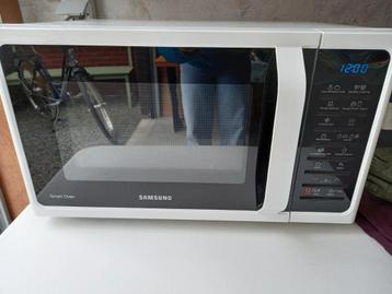samsung combi microgolfoven MC28H5015AW, Elektronische apparatuur, Microgolfovens, Ophalen, Gebruikt, Oven, Draaiplateau