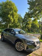 Audi E-tron 50 - Quatro Advanced - S-line int. - Pano - 360, Auto's, Audi, Automaat, Zwart, Leder en Stof, Elektrisch