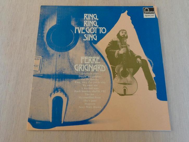 Ferre Grignard – Ring, Ring, I've Got To Sing, Cd's en Dvd's, Vinyl | Overige Vinyl, Zo goed als nieuw, 12 inch, Ophalen of Verzenden
