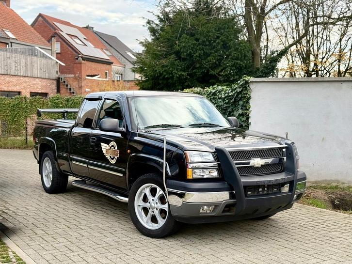 Chevrolet Silverado ST 5.3i + LPG - 2006 - 5pl - 220kw/299pk, Auto's, Chevrolet, Bedrijf, Te koop, Silverado, 4x4, ABS, Achteruitrijcamera