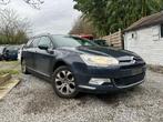 Citroën C5 2.0 HDI 2010 FULL OPTIONS, Auto's, Citroën, Euro 5, Zwart, Blauw, Leder