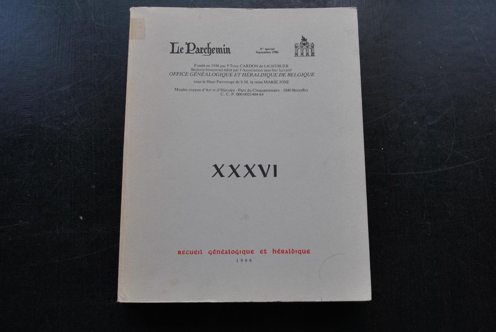 GENEALOGIE LE PARCHEMIN 36 ODOT VIRON GAGARINE DE BIANCO, Livres, Histoire nationale, Utilisé, Enlèvement ou Envoi
