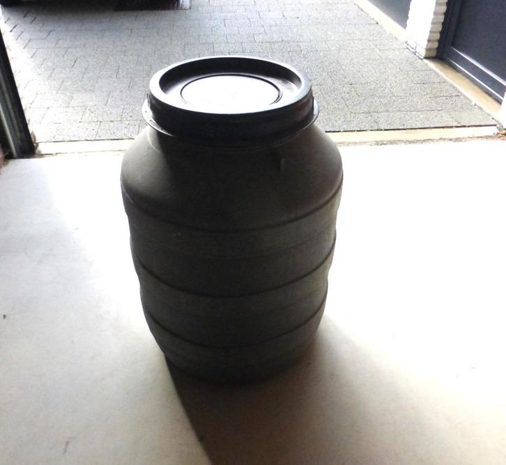 regenton water vat met schroefdeksel inhoud 120 liter, Tuin en Terras, Regentonnen, Zo goed als nieuw, Kunststof, 75 tot 150 liter