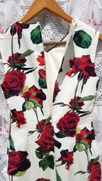 Robe de marque à fond blanc 🌹et ROSES ( marque anglaise)🌹, Phase Eight, Neuf, Blanc, Robe de mariée