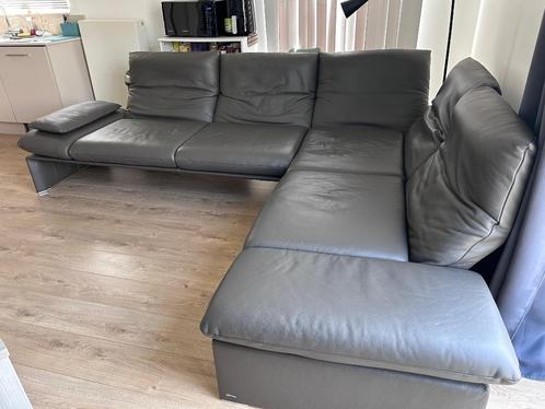 Lederen hoeksofa - nieuwprijs €4.799 bij DEBA - Koinor, Huis en Inrichting, Zetels | Zetels en Chaises Longues, Gebruikt, Leer