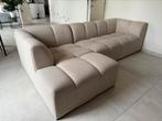 Sofa Allese JYSK, Beige chaise longue, zitbank 3/4 person, Ophalen, Gebruikt, Stof