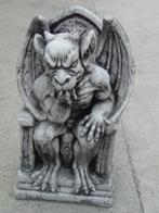 statue d une gargouille monstre a ailes assis en pierre pat, Jardin & Terrasse, Pierre, Autres types, Enlèvement ou Envoi, Neuf