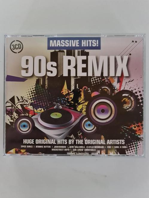 90s Remix Masive Hits 3 CD Box, Cd's en Dvd's, Cd's | Pop, Zo goed als nieuw, 1980 tot 2000, Boxset, Ophalen of Verzenden