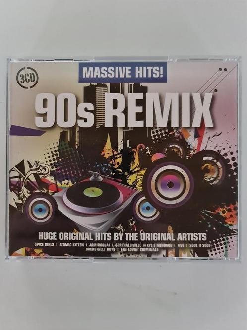 90s Remix Masive Hits 3 CD Box, CD & DVD, CD | Pop, Comme neuf, 1980 à 2000, Coffret, Enlèvement ou Envoi