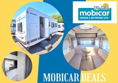 Dethleffs C'joy 480 QLK « MobiDeal », Caravanes & Camping, Caravanes, Entreprise, jusqu'à 6, 750 - 1000 kg, Siège de train, Dethleffs