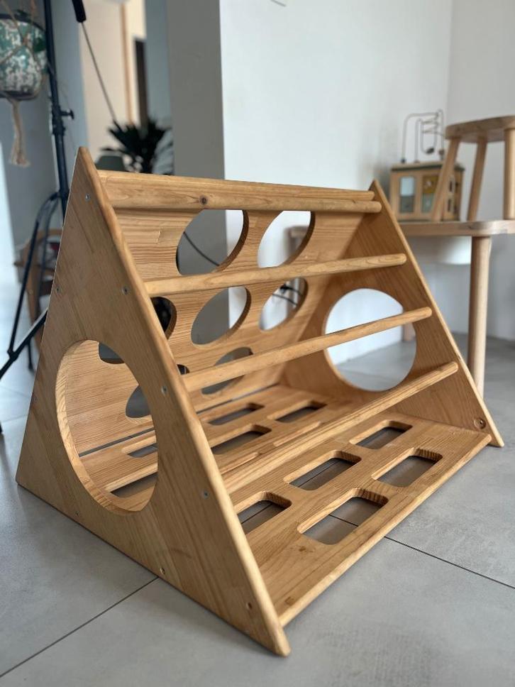 Klimdriehoek, Kinderen en Baby's, Speelgoed | Houten speelgoed, Gebruikt, Overige typen, Ophalen