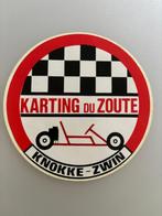 Sticker Karting du Zoute Knokke - Zwin 70's, Verzamelen, Ophalen of Verzenden, Zo goed als nieuw, Bedrijf of Vereniging