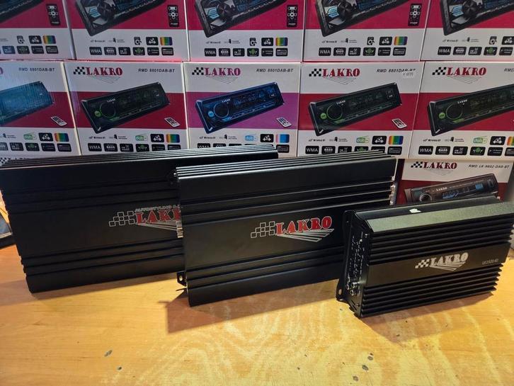 Dikke Digitale lakro versterkers met echte real vermogens, Auto diversen, Autospeakers