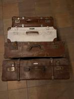 4x brocante reiskoffers, Antiek en Kunst, Ophalen
