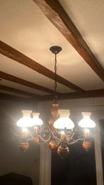 Luster, Huis en Inrichting, Lampen | Kroonluchters, Ophalen, Zo goed als nieuw, Hout