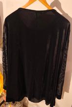 Zwarte blozon met speciale glitter, Kleding | Dames, Ophalen, Zo goed als nieuw, Maat 42/44 (L)