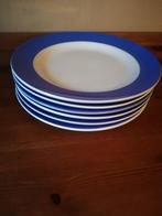 Lot de 6 grandes assiettes vintage.., Ophalen of Verzenden