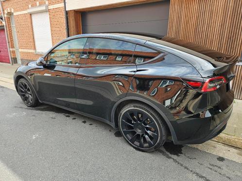 Tesla model y, Auto's, Tesla, Bedrijf, Model Y, Elektrisch, Overige carrosserie, 5 deurs, Automaat, Zwart, Zwart, Kunstmatig leder