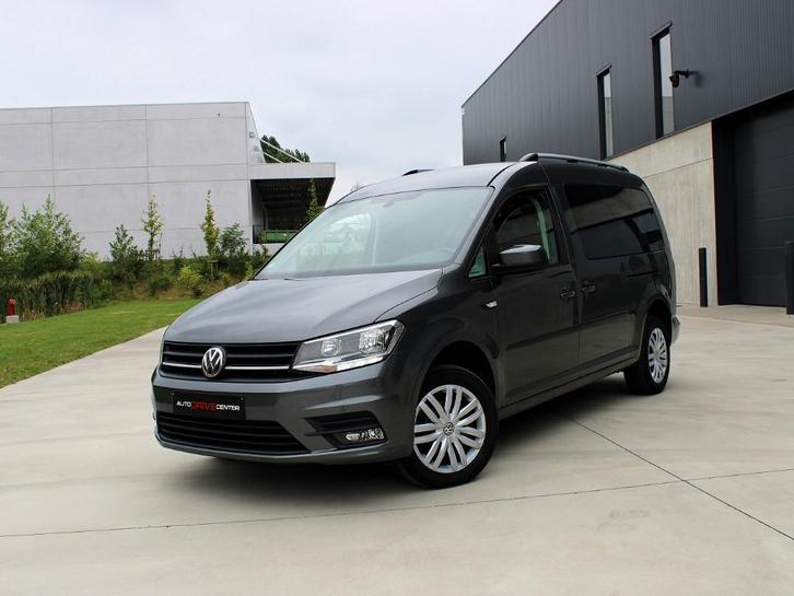 ✅Vw Caddy 2.0TDi * Navi * Trekhaak * 5 plaats Lichte vracht, Auto's, Volkswagen, Bedrijf, Te koop, Caddy Maxi, ABS, Adaptieve lichten