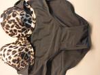 Bikini met luipaardmotief, Ophalen of Verzenden, Zo goed als nieuw, Zwart, Bikini