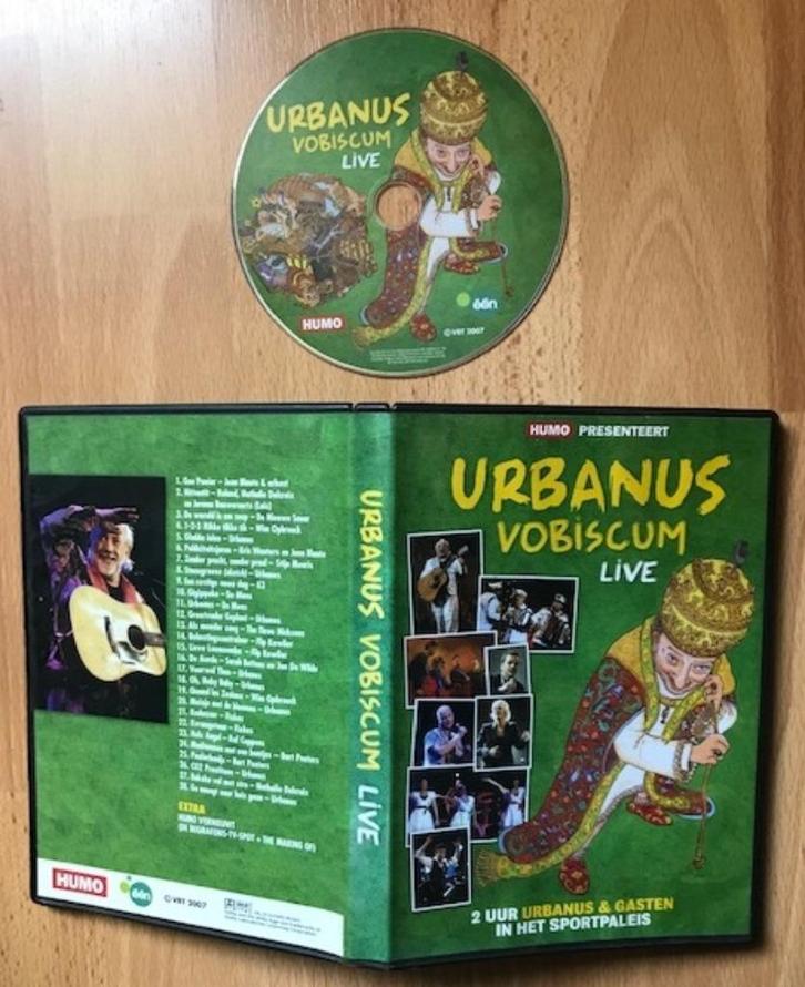 DVD URBANUS - VOBISCUM LIVE - HUMOR, Cd's en Dvd's, Dvd's | Cabaret en Sketches, Gebruikt, Stand-up of Theatershow, Alle leeftijden
