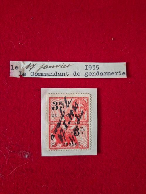 Belgische belastingzegels 3 frank uit 1935, Postzegels en Munten, Postzegels | Europa | Duitsland, Gestempeld, Ophalen of Verzenden