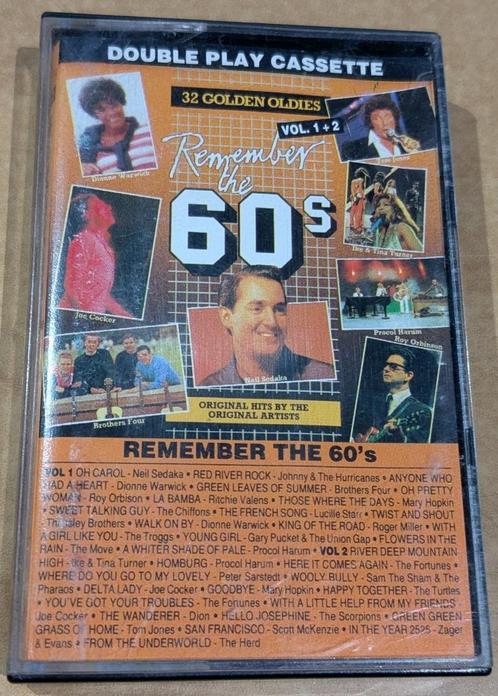 Remember The 60's - 32 Golden oldies - Double Play Cassette, Cd's en Dvd's, Vinyl | Rock, Gebruikt, Poprock, Ophalen of Verzenden