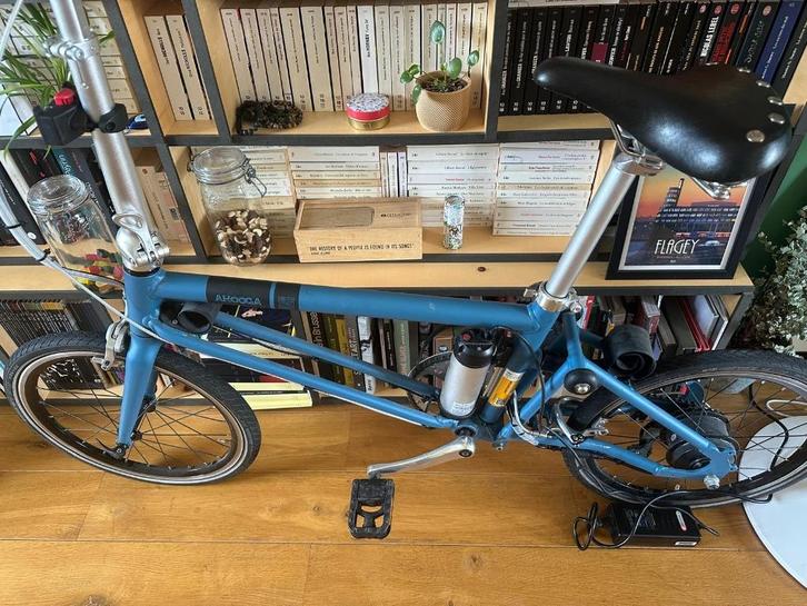 Vélo pliable AHOOGA Folding 24V, Fietsen en Brommers, Fietsen | Vouwfietsen, Gebruikt, Overige merken, Minder dan 14 inch, Totaal opvouwbaar