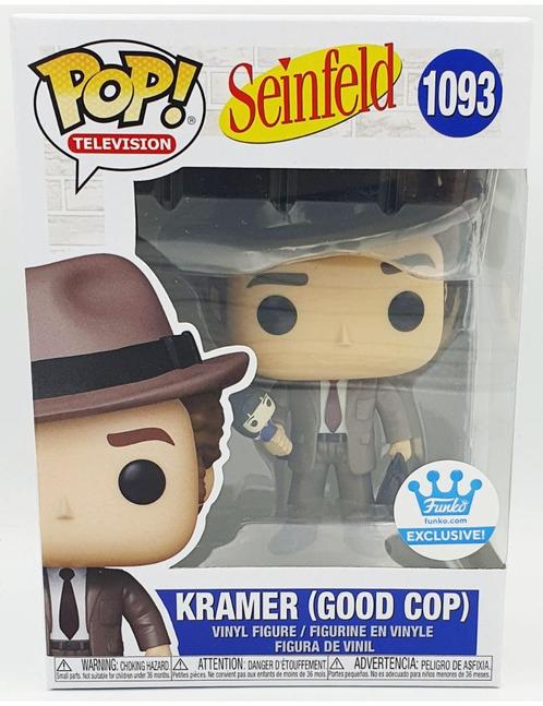 Funko POP Seinfeld Kramer (Good Cop) (1093) Funko Exclusive, Verzamelen, Poppetjes en Figuurtjes, Zo goed als nieuw, Verzenden