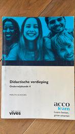 Didactische verdieping - onderwijskunde 4, Boeken, Ophalen, Zo goed als nieuw