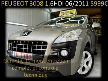 PEUGEOT 3008 1.6 HDI ‼️GARANTIE 1 AN CTOK‼️ beschikbaar voor biedingen