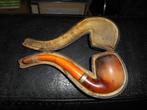 Pipe avec étui, Verzamelen, Rookartikelen, Aanstekers en Luciferdoosjes, Ophalen of Verzenden