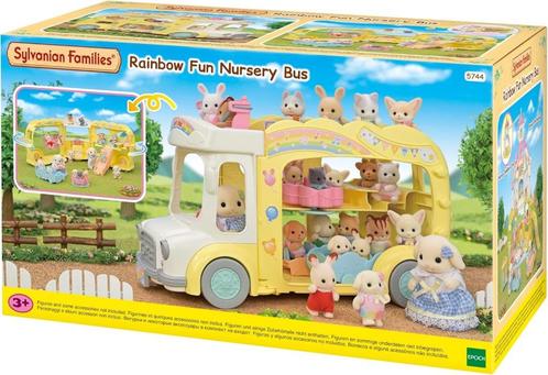 Neuf - Sylvanian Bus et sa cour de récréation (5744), Enfants & Bébés, Jouets | Poupées, Neuf, Enlèvement ou Envoi