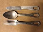 WW2 US knive + fork + spoon, Ophalen of Verzenden