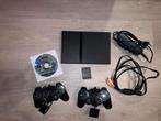 PS2 Slim, Noir, Avec jeux, Utilisé, Avec 2 manettes