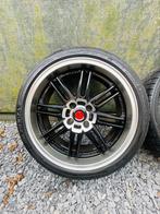 ✅Lenso Samurai velgen+ Zomerbanden 17inch 4x100, Auto-onderdelen, Velg(en), Ophalen of Verzenden, Zomerbanden