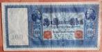 DUITSLAND. 100 MARK  21-4-1910 Pick 44 red serial F 893289 X, Verzenden, Duitsland, Los biljet