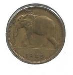 13356 * CONGO-PR.KAREL * 1 frank 1949, Postzegels en Munten, Munten | België, Verzenden