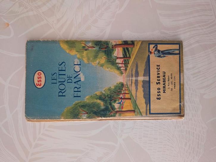 Oude wegenkaart van France Esso - Een schat, Boeken, Reisgidsen, Gelezen, Ophalen of Verzenden