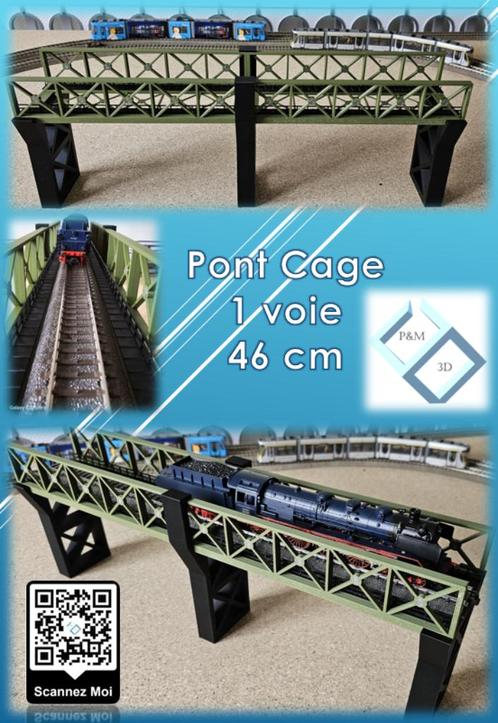 Pont Cage Ho - 1/87 - Marklin - Lima - Jouef etc..., Hobby & Loisirs créatifs, Trains miniatures | HO, Neuf, Pont, Tunnel ou Bâtiment