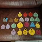 Plaques de vélo rétro 23 pièces 1972 à 1988, Enlèvement ou Envoi