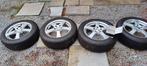 winter banden 225x55 R17 op aluminium velg, Ophalen, Gebruikt, Winterbanden, Band(en)